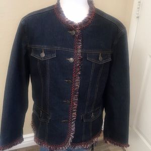 Lara Lane fringed denim jacket